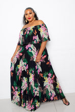 Load image into Gallery viewer, Talita Tropical Maxi Dress
