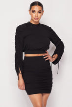 Load image into Gallery viewer, Bounce Back Skirt Set - Black
