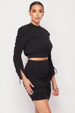 Load image into Gallery viewer, Bounce Back Skirt Set - Black
