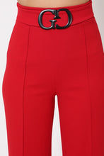 Load image into Gallery viewer, Girl Grind Detail Pants - Red
