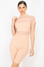 Load image into Gallery viewer, Filled Desires Mesh Romper - Nude
