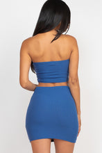 Load image into Gallery viewer, The Realest Mini Skirt Set - Blue Haze
