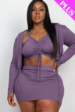 Load image into Gallery viewer, Leave Me To It Skirt Set - Grape

