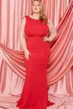 Load image into Gallery viewer, Sleek And Sassy Maxi Dress - Red
