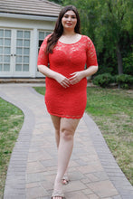 Load image into Gallery viewer, Anytime Mini Dress - Coral
