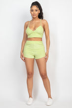 Load image into Gallery viewer, Lemme Drive The Boat Shorts Set - Lime
