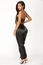 Load image into Gallery viewer, Tap In Tube Top Pant Set - Black
