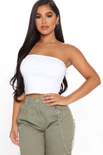 Load image into Gallery viewer, Talia Tube Top - White

