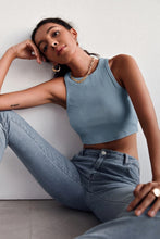 Load image into Gallery viewer, Perfect Halter Crop Top - Blue
