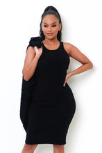 Load image into Gallery viewer, Maricela Midi Dress Set - Black
