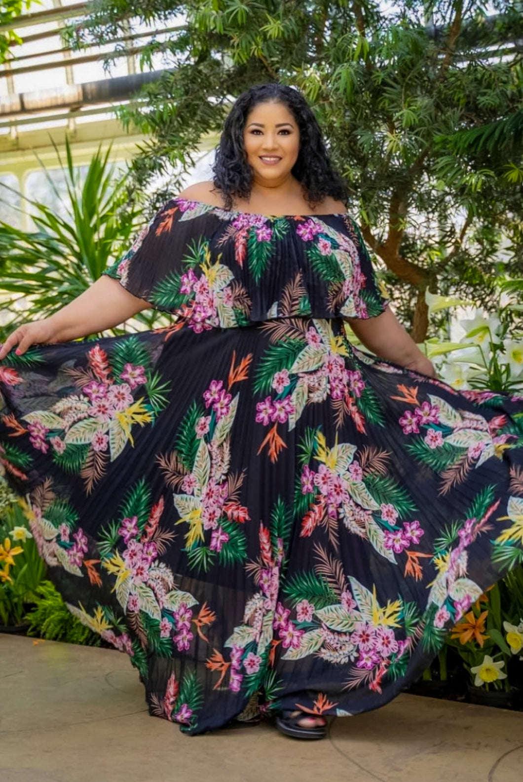 Talita Tropical Maxi Dress
