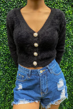 Load image into Gallery viewer, Clueless Cardigan - Black
