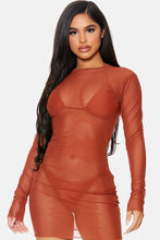 Load image into Gallery viewer, Summer Heat Coverup Dress - Rust
