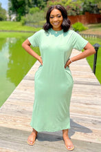 Load image into Gallery viewer, Zazie T-Shirt Dress - Green Bay

