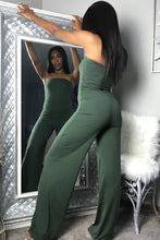 Load image into Gallery viewer, Thea Wide Leg Jumpsuit - Olive
