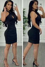 Load image into Gallery viewer, Zoe Mini Dress - Black
