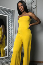 Load image into Gallery viewer, Thea Wide Leg Jumpsuit - Mustard
