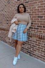 Load image into Gallery viewer, Gotta Check It Out Pleated Skort - Blue/combo
