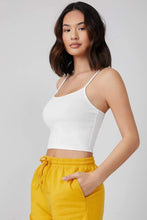 Load image into Gallery viewer, Layla Cami Crop Top - White
