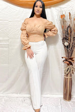 Load image into Gallery viewer, Victoria High Waisted Dress Pants - White
