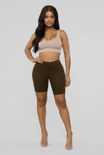 Load image into Gallery viewer, Natalee Biker Shorts - Olive
