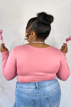 Load image into Gallery viewer, Been There And Back Ruched Crop Top - Pink
