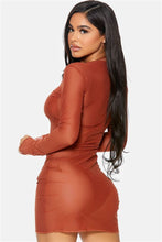 Load image into Gallery viewer, Summer Heat Coverup Dress - Rust
