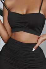 Load image into Gallery viewer, That’s The Motive Skirt Set - Black
