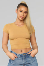 Load image into Gallery viewer, Jacklyn Crop Top - Honeycomb
