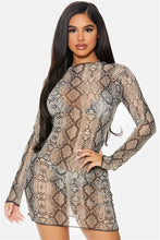 Load image into Gallery viewer, Summer Heat Coverup Dress - Snake

