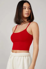Load image into Gallery viewer, Layla Cami Crop Top - Red
