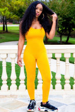 Load image into Gallery viewer, Ambre SZN Jumpsuit - Golden Yellow
