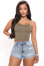 Load image into Gallery viewer, Closet Filler Crop Top - Olive
