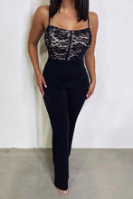 Load image into Gallery viewer, Lillian Lace Jumpsuit - Black
